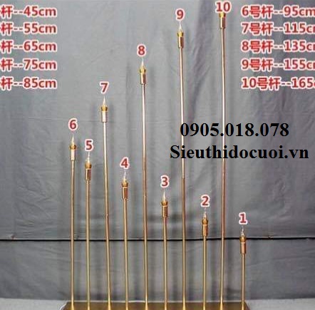 Đèn dẫn lối đám cưới đế ngang 1m