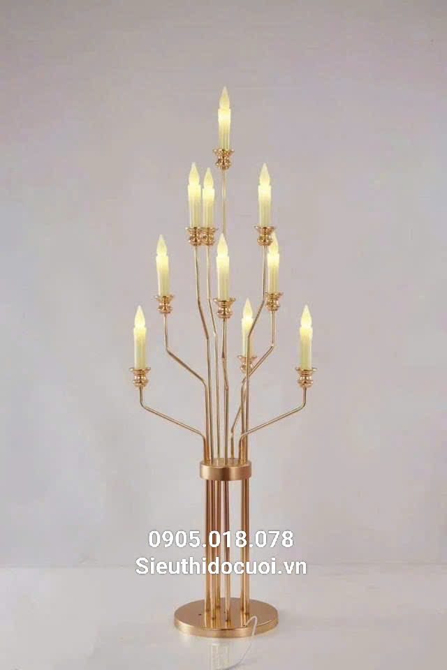 Đèn dẫn lối đám cưới 10 ngọn nến
