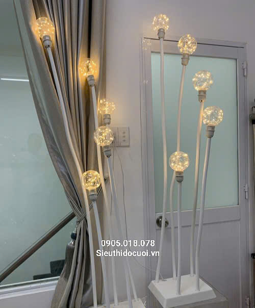 Đèn dẫn lối đám cưới bóng rối 5 ngọn