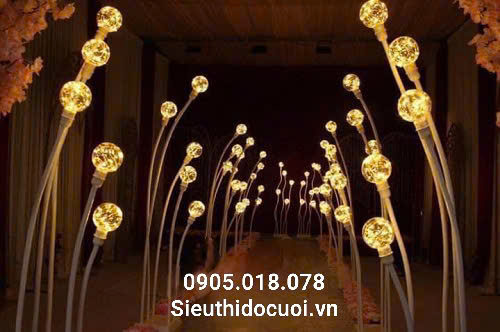 Đèn dẫn lối đám cưới bóng rối 5 ngọn