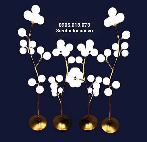 Đèn dẫn lối sân khấu đám cưới 16 bóng led