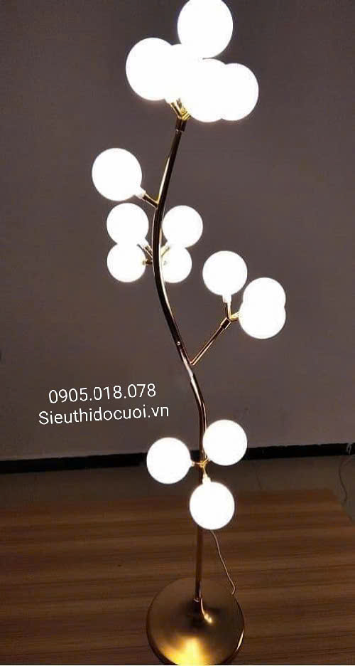 Đèn dẫn lối sân khấu đám cưới 16 bóng led