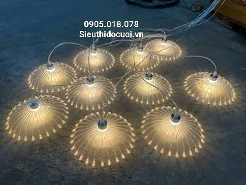đèn trang trí đám cưới thả led bồ công anh