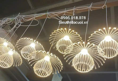 Đèn led thả sứa biển 2 tầng