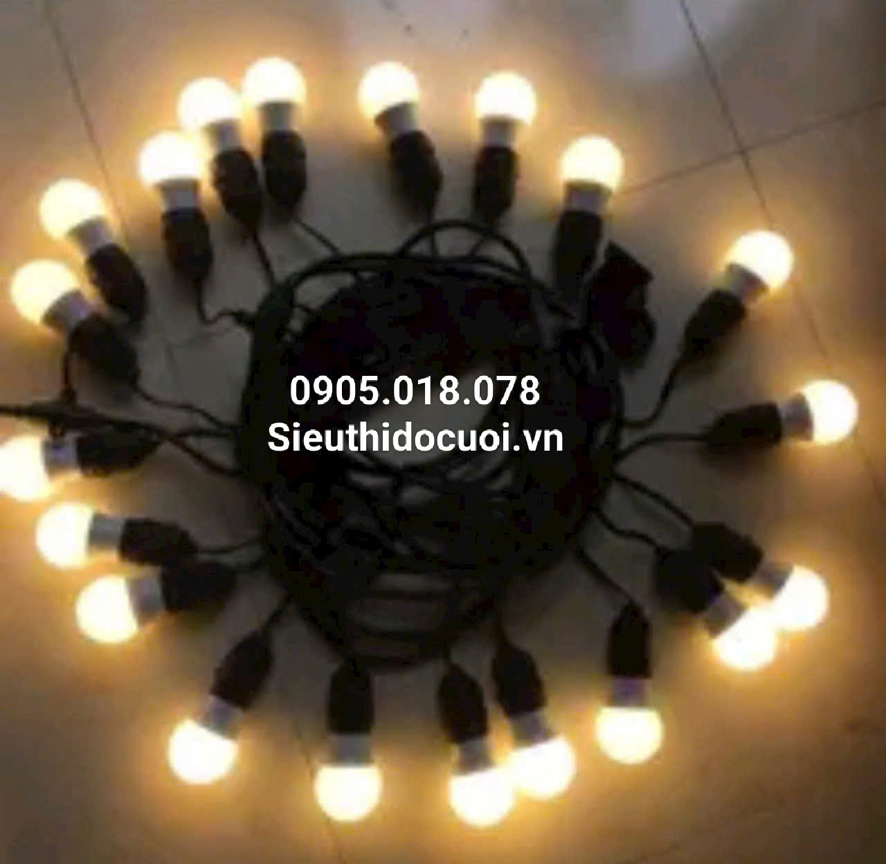 Dây đèn trang trí ngoài trời
