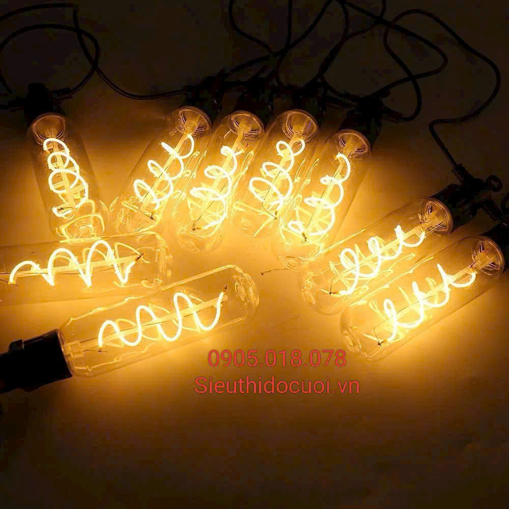 Dây đèn Led 5m, 10 bóng dèn, có đầu nối