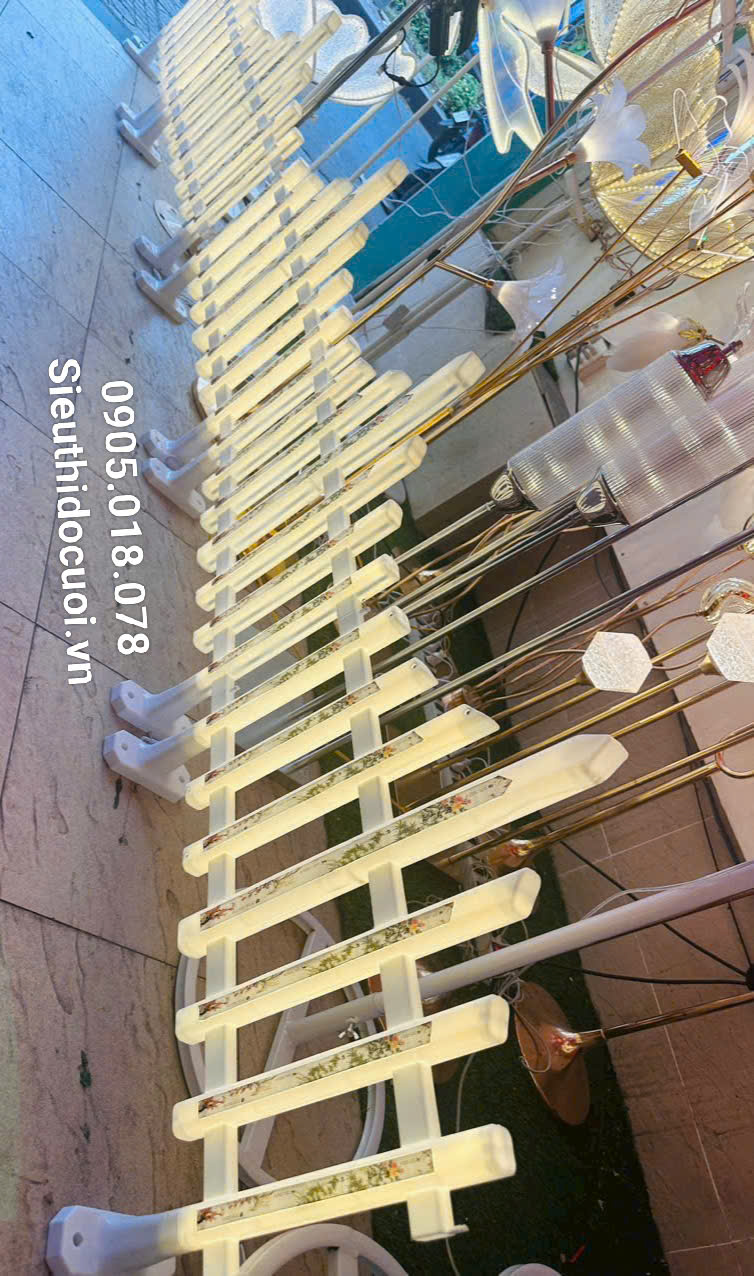 Hàng rào đèn led đám cưới