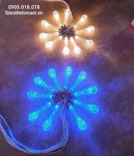 Đèn led giọt nước trang trí đám cưới