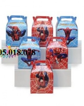 Hộp Quà Sinh Nhật Chủ Đề Spiderman